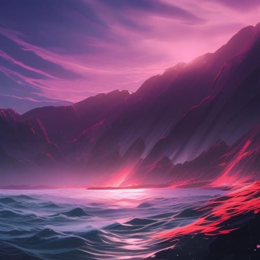 Eldritch Sea Creature in Anime Digital Art