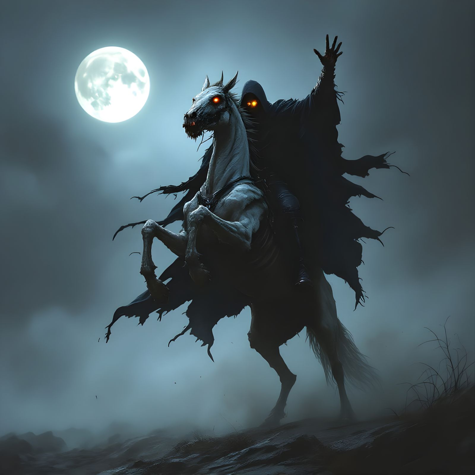 Cinematic Horseman of Death in Defiance