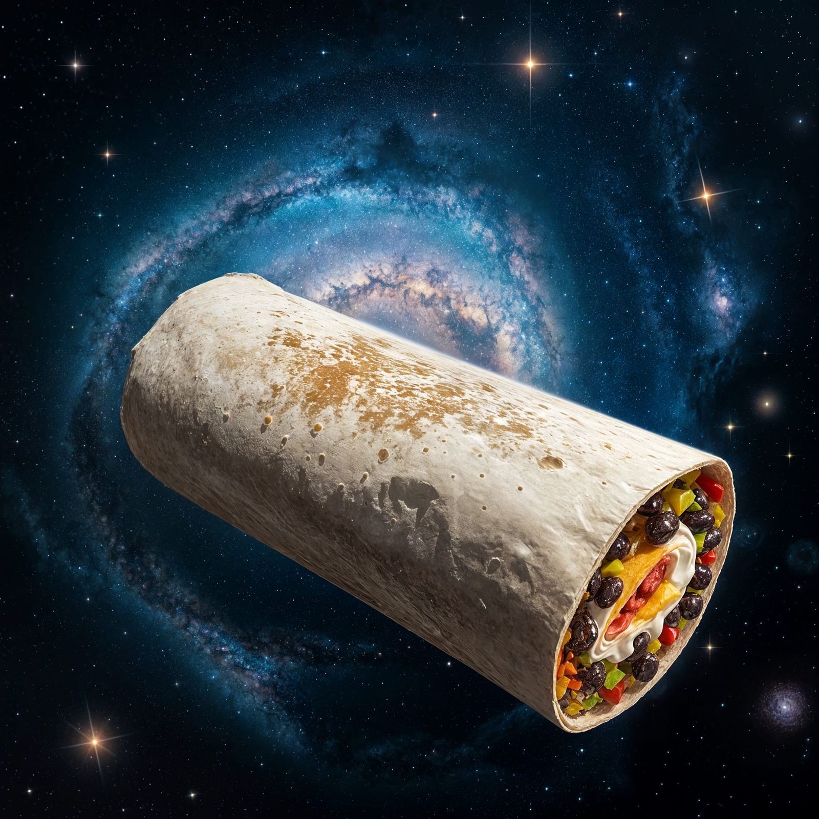 Milky Way Galaxy as a Giant Burrito