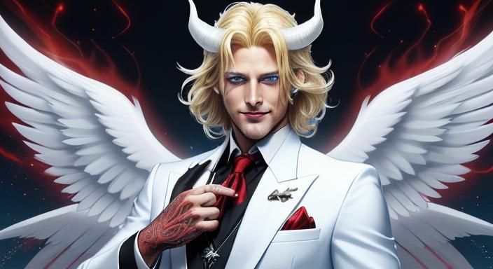 Angelic Guardian and Devil Woman Face Off