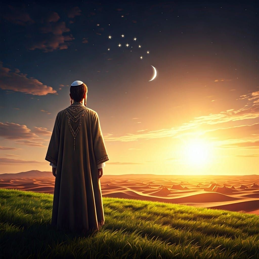 Prince of Dreams in a Golden Sunrise