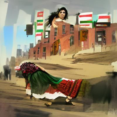 Concept Art: Iraqi-Mexican Woman from Brooklyn