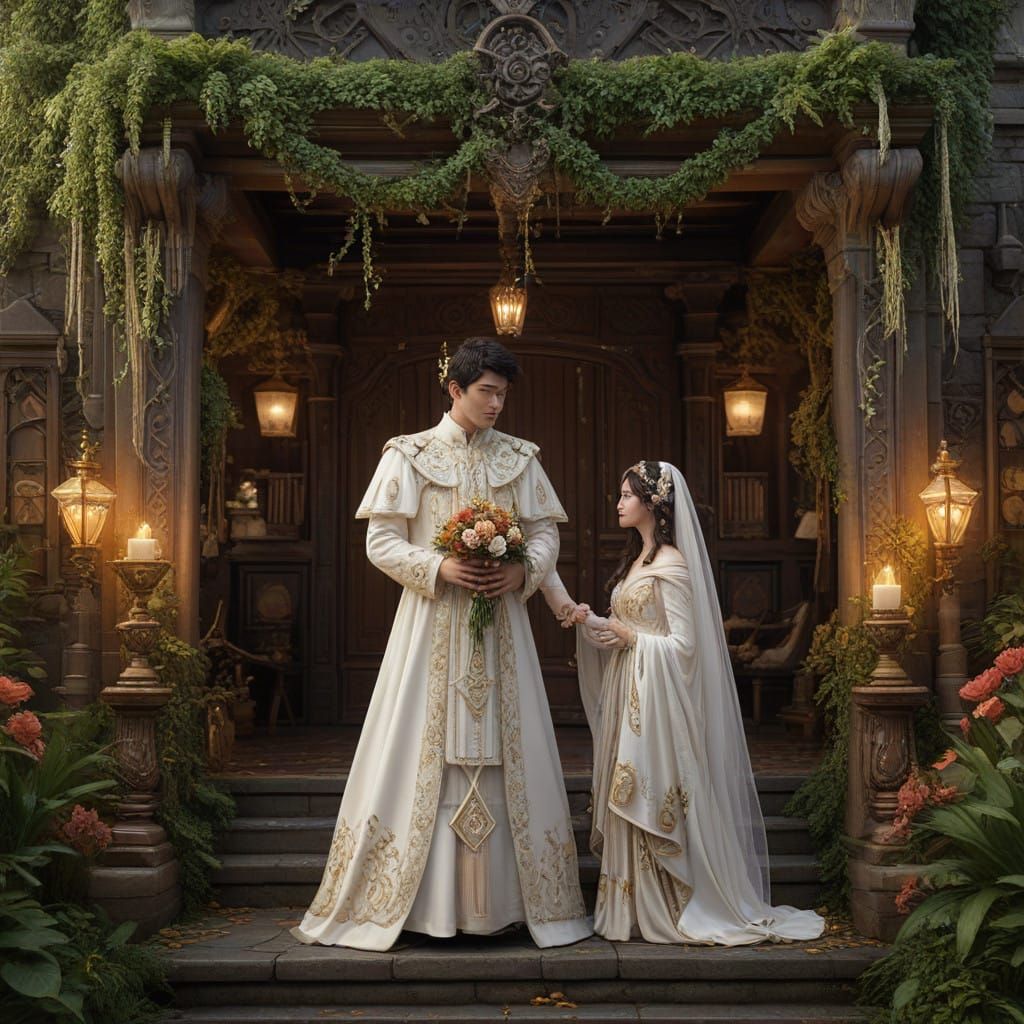 Whimsical Goblin Wedding in High Fantasy Style