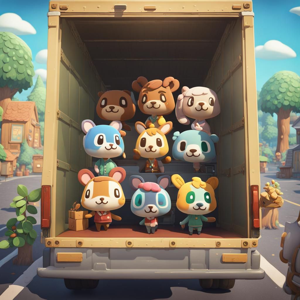 Anthropomorphic Animals Moving Out: Logistics in Fantasy Art