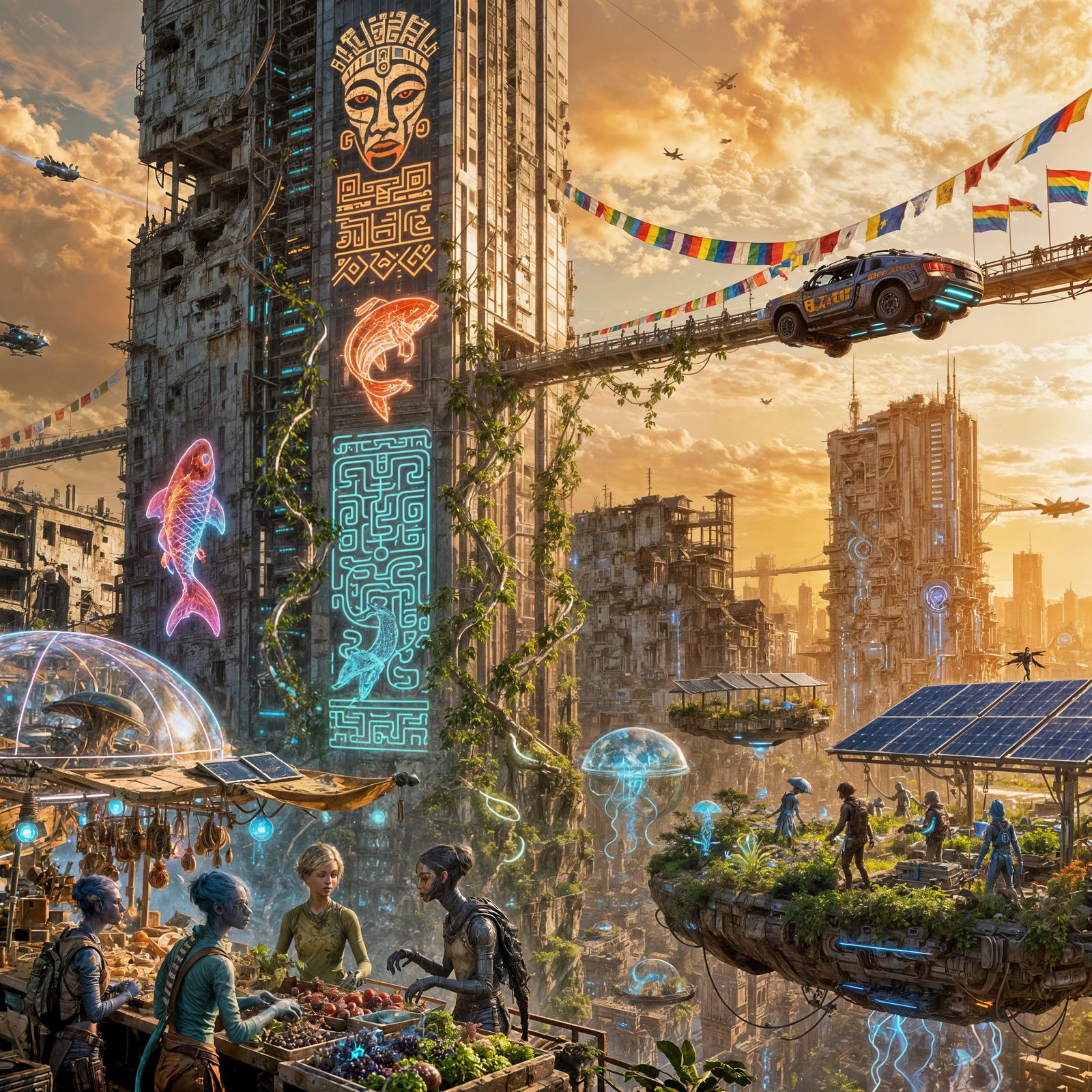 The World is Free: Epic 8K Concept Art