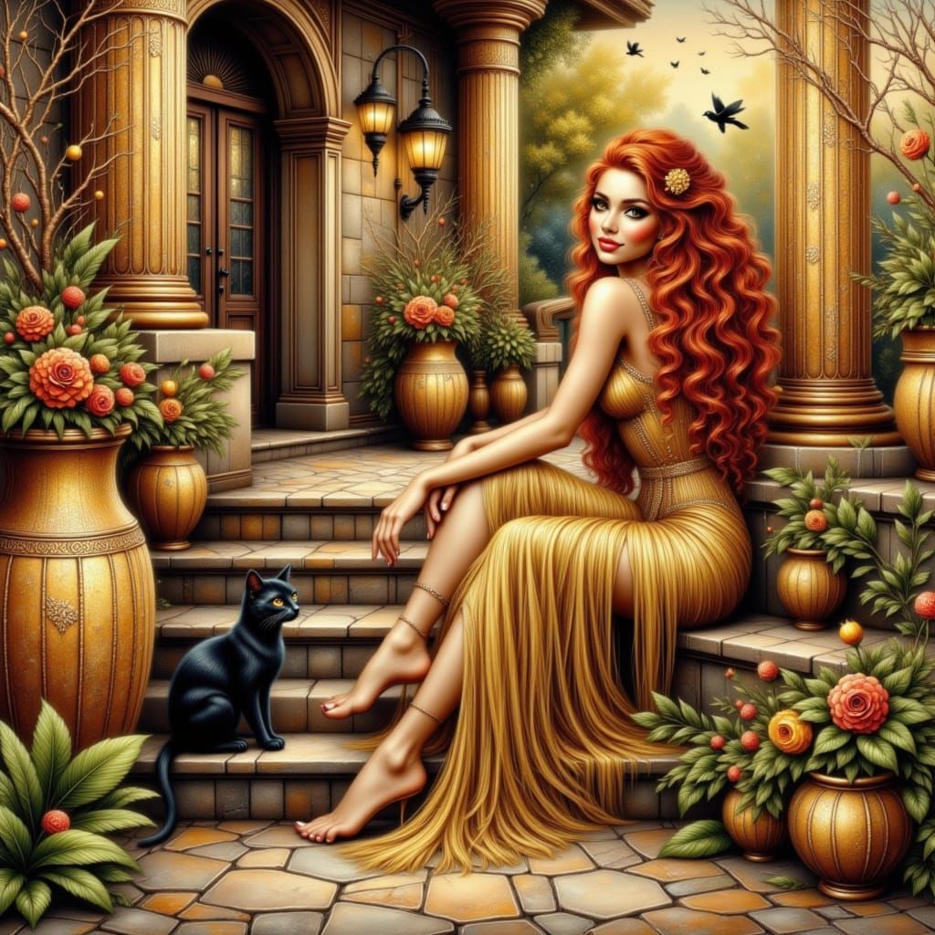 Beautiful Red-haired Beauty