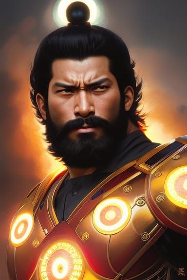 King of the Future: Hyperdetailed Portrait