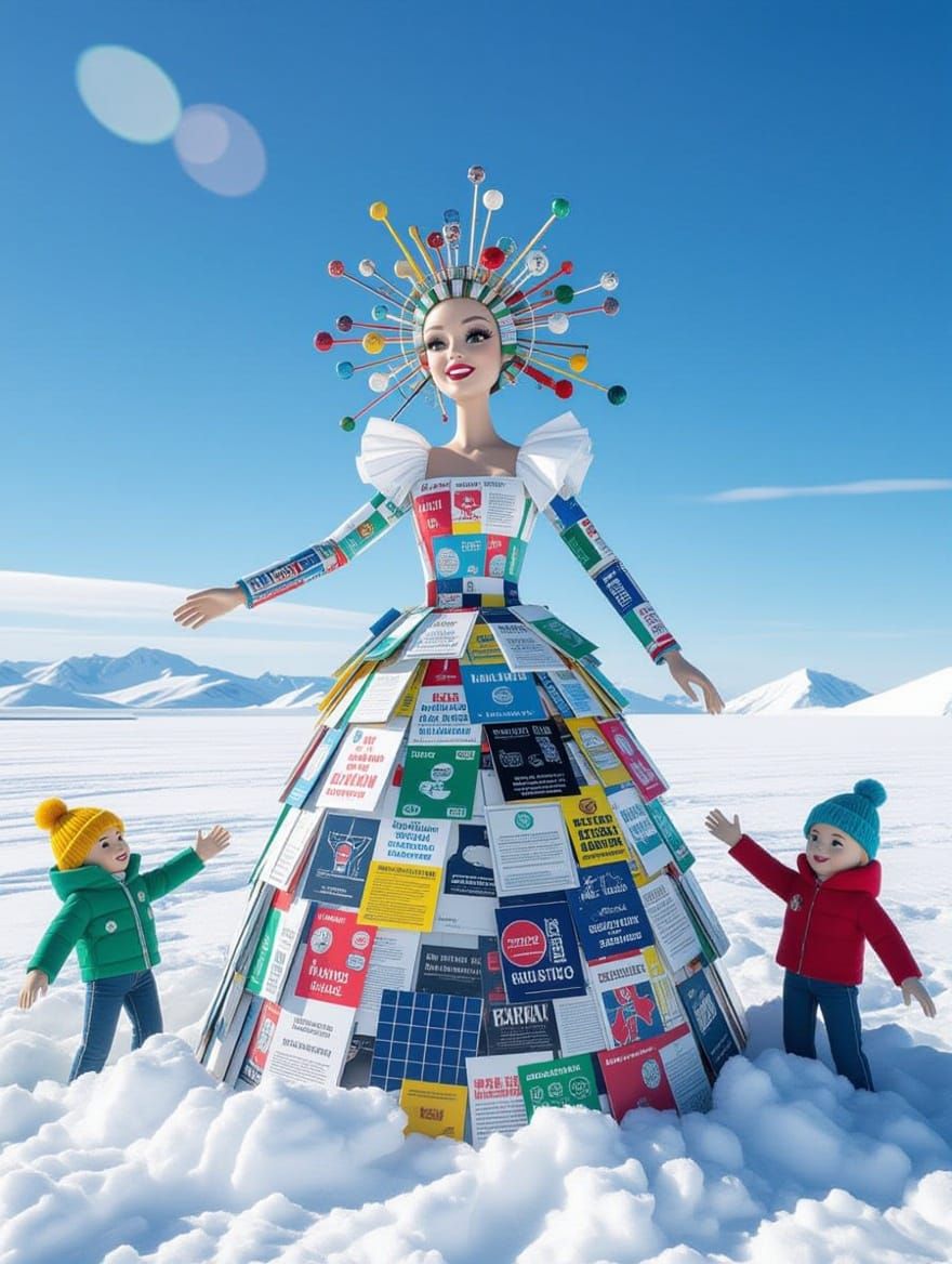 Garbage Patch Dolls Playing in Solar Blizzard Solar Dust