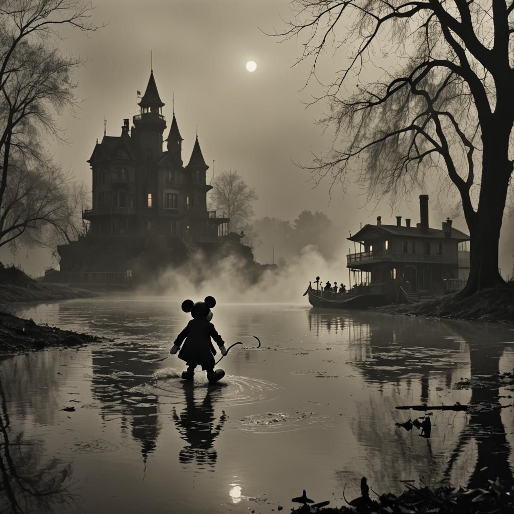 Mickey Mouse's Terror: Expressionist Film Noir Nightmare