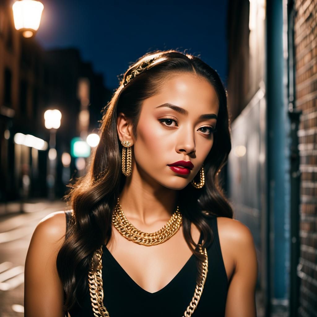 NYC Hip-Hop Portrait in Cinematic Lighting