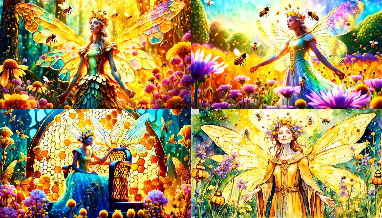 Fairy Queen in a Bee-Worshipping Utopia