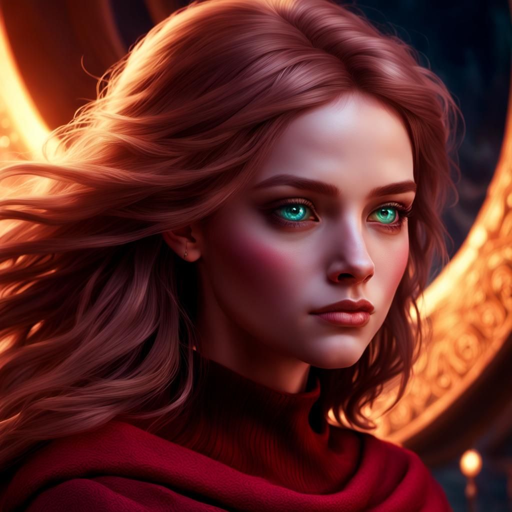 Fantasy Portrait of a Pretty Woman in High Detail