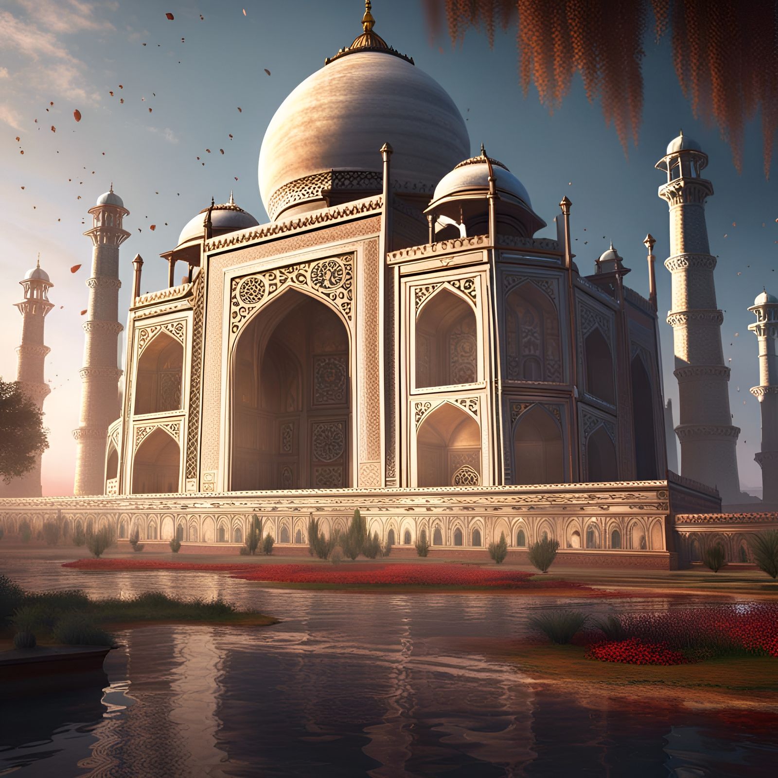 Dark Fantasy Taj Mahal Concept Art