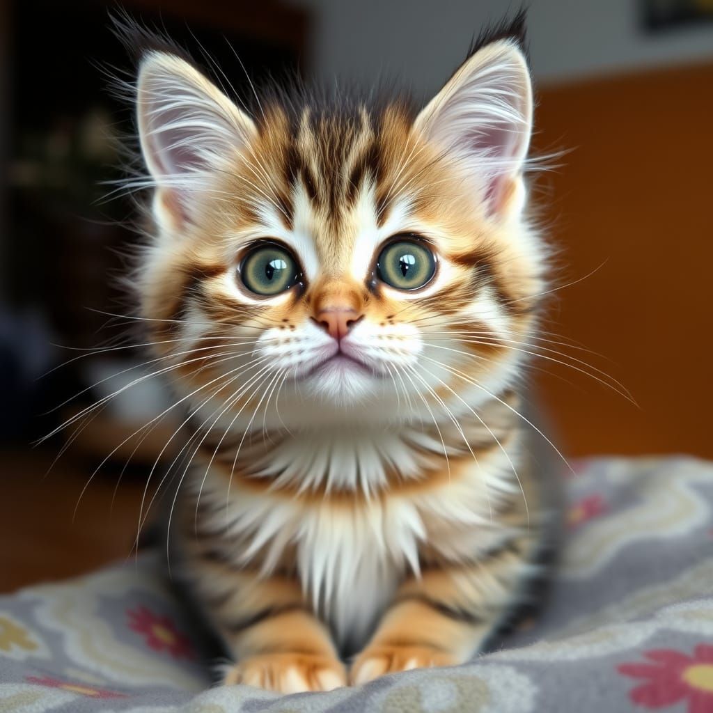 Super Cute Cat Portrait