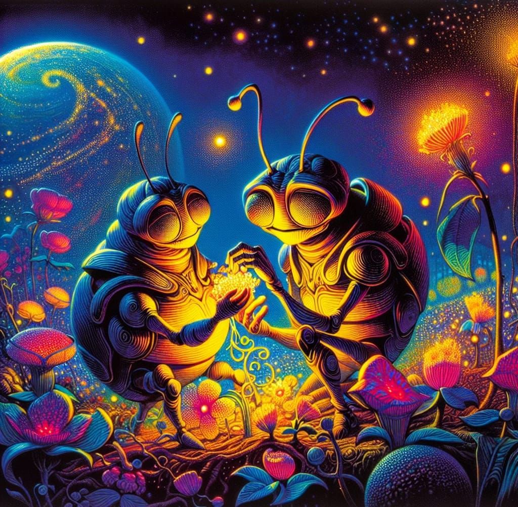 Knoodlebugs Tend Night Garden on Trantor