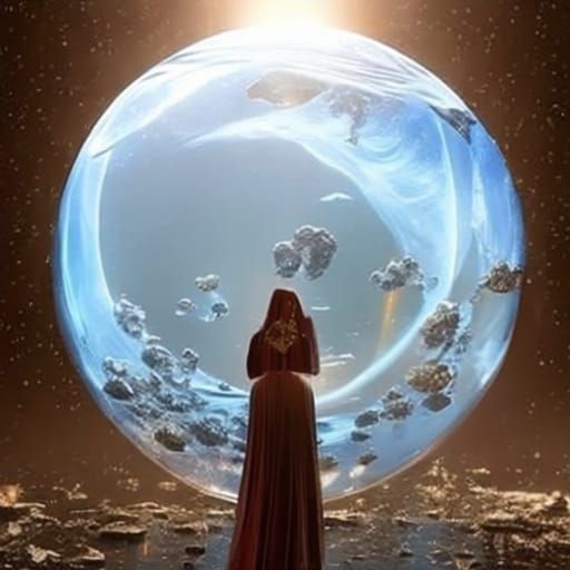 Elements Captured: A Wizard's Glass Orb