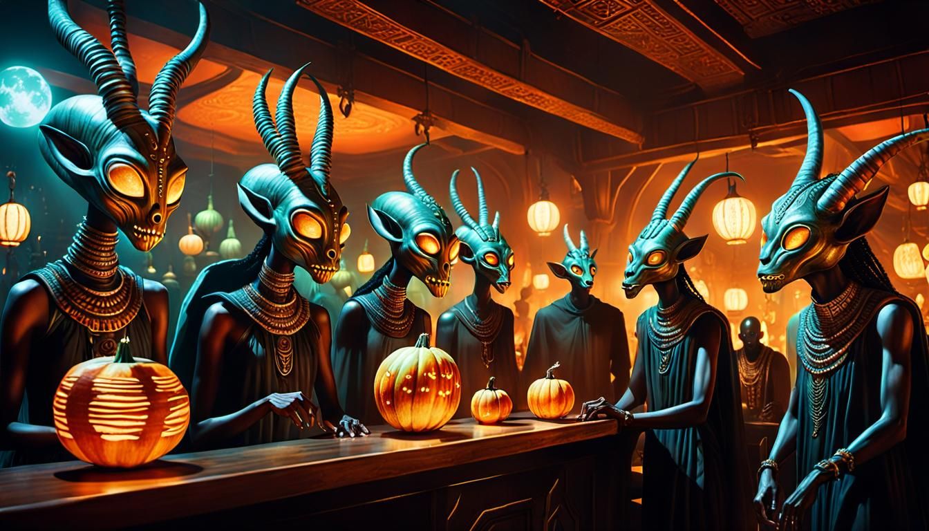 Mystical Underworld Bar: Aliens and Demons