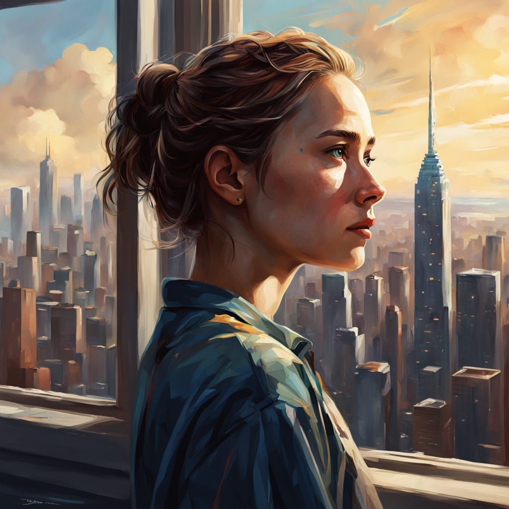 Determined Woman with Prosthetic Leg Looks to Bright Future