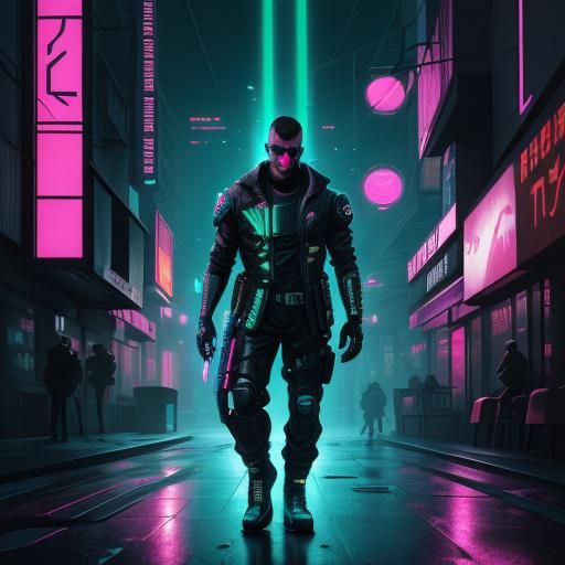 Cyberpunk Sprinkler Lamp Sprays Neon Light