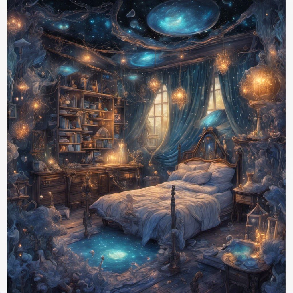 fairy bedroom in the universe