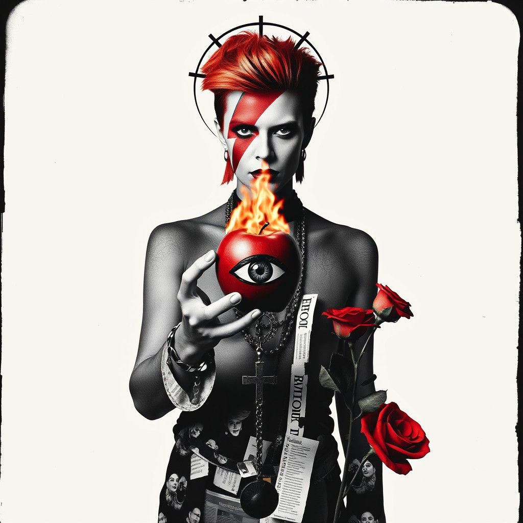 Our Lady of Social Justice Eve in Dada Photogram