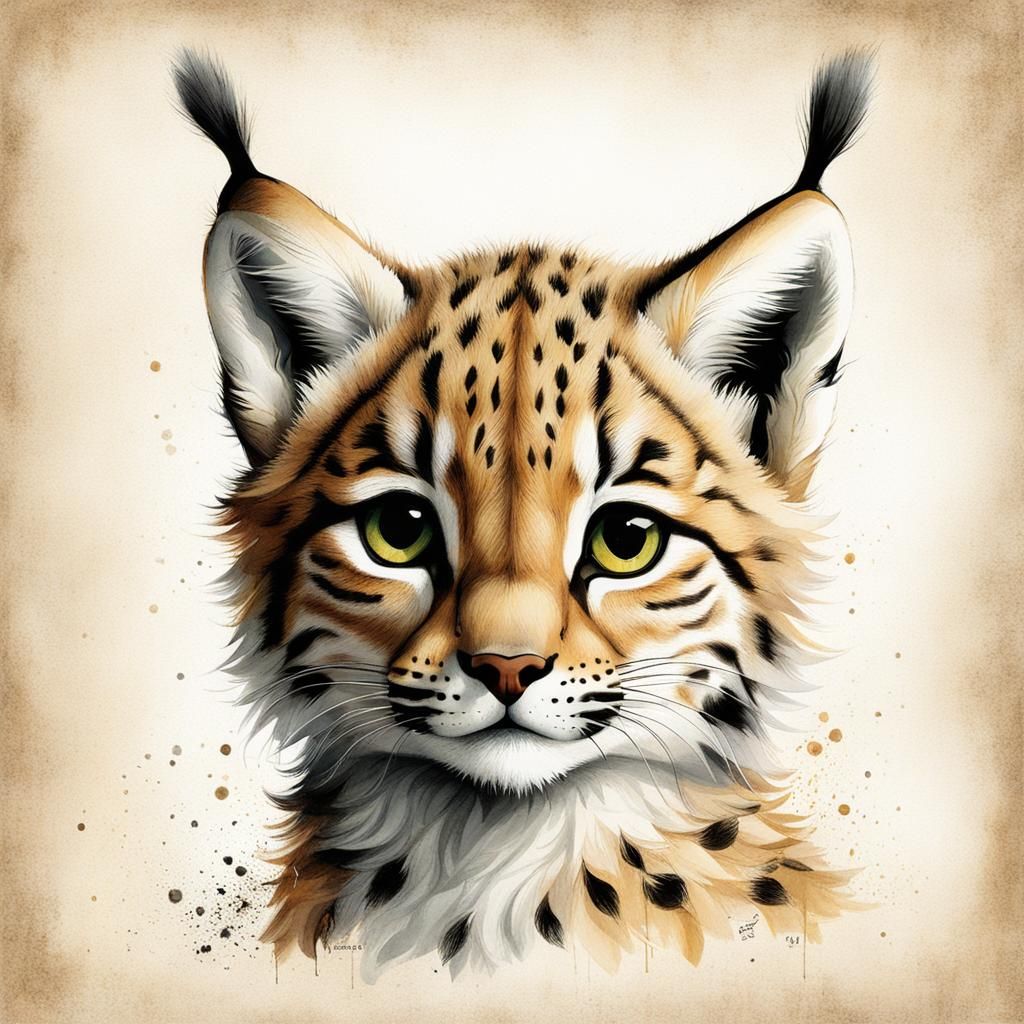 Baby lynx