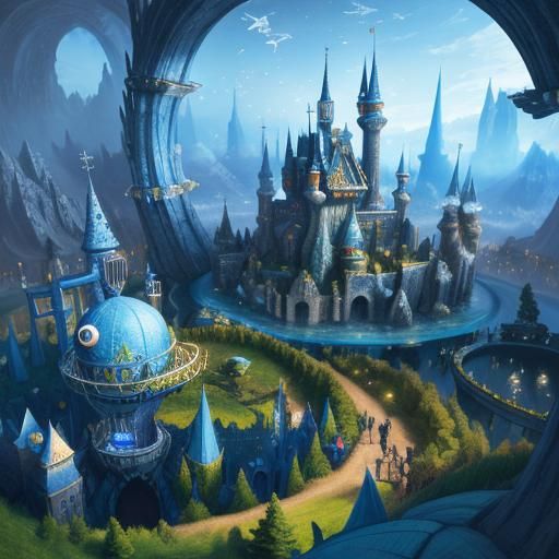 Enchanting 3D Fantasy Wonderland