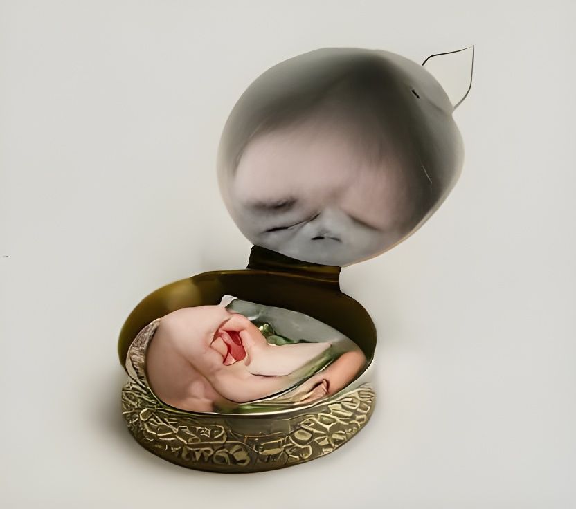 Solitary Figure in Mourning