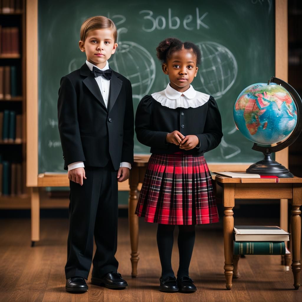 Children in Classic Educational Portrait Photography