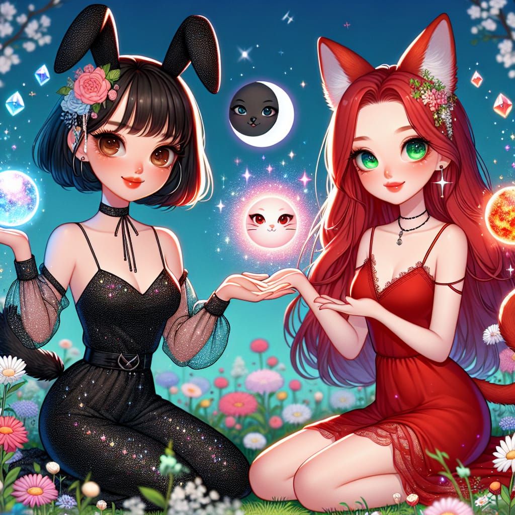 Evolved Night Moon and Sun Akane