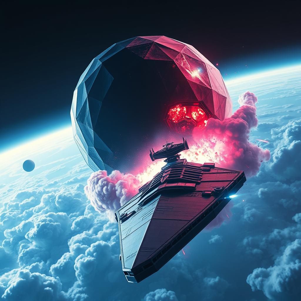 Dragonball vs Star Destroyer: Neon Explosion