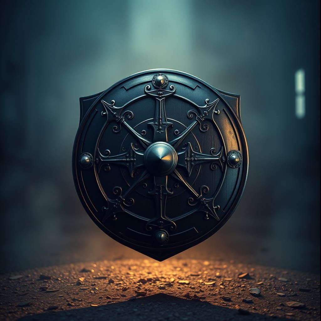 Majestic Shield Radiates Power and Protection in Cinematic S...