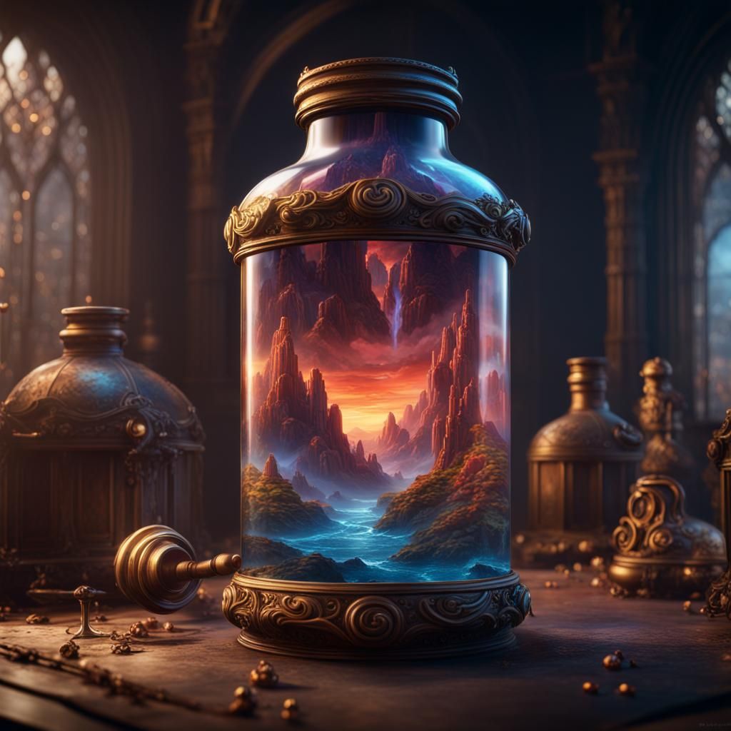 Fantastical Magic Power in a Bottle