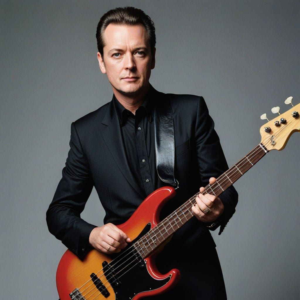 Vintage 80s Bassist in Heaven 17