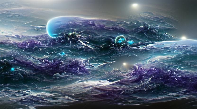 Detailed 8K Concept Art of Neptune