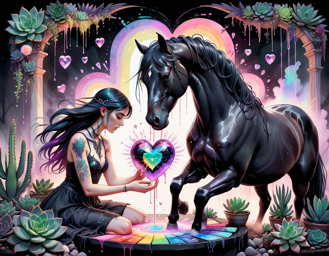 Heartfelt Illustrations: Falling in Love and Gaming Exciteme...