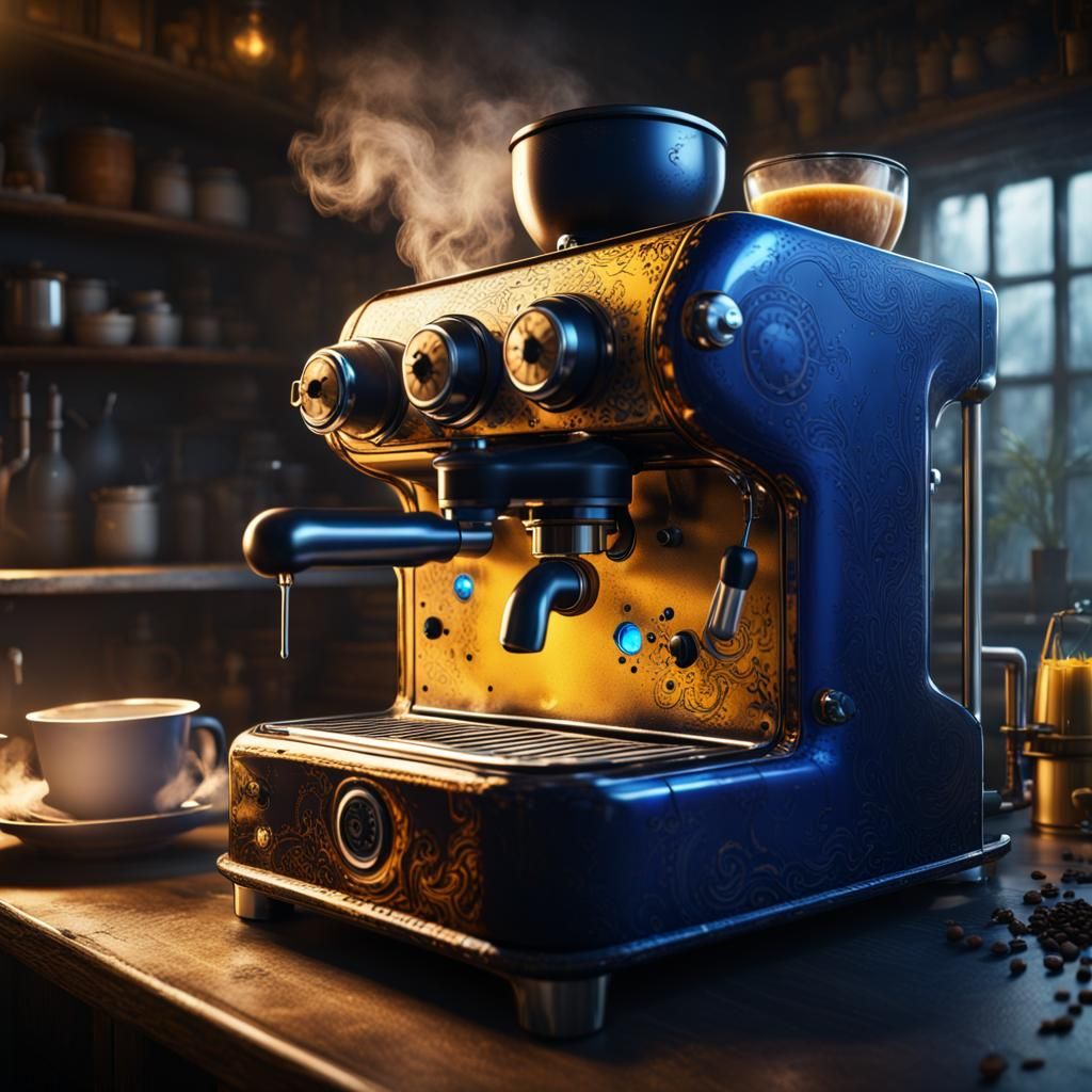 Spooky koffe machine