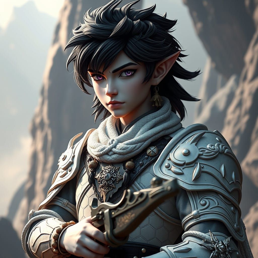 Chiseled God of Honesty Stands Tall in Grandiose Armor