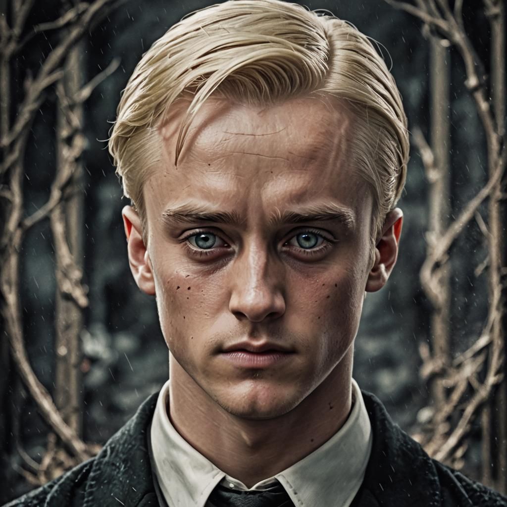Hyperrealistic Portrait of Draco Malfoy