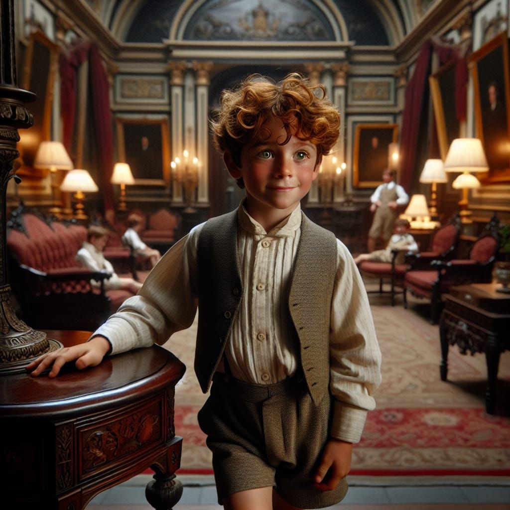 Boy's Innocence Echoes in Victorian Mansion
