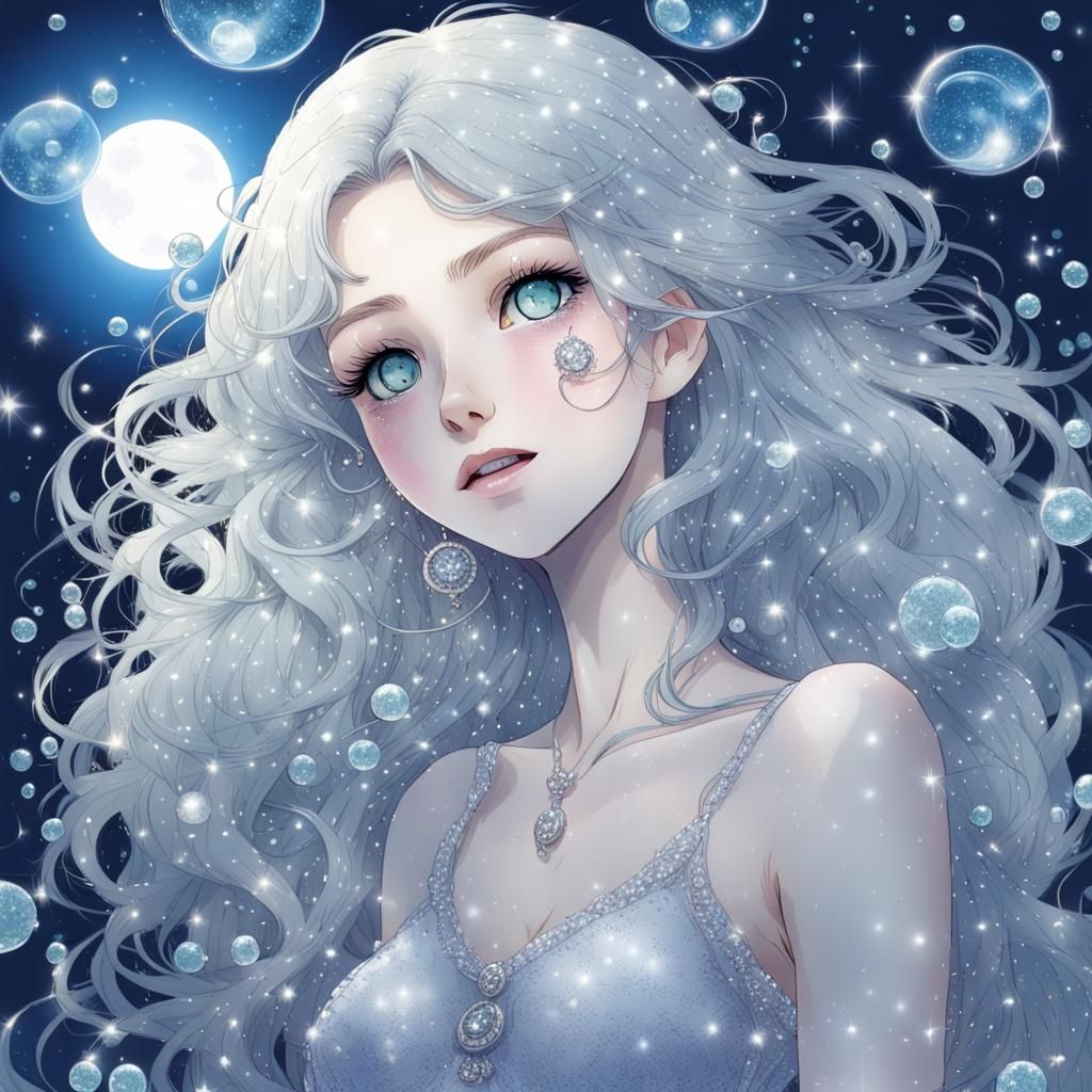 Pretty moon goddess.