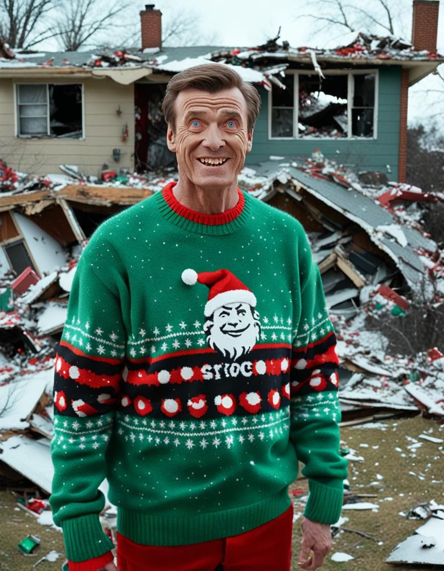 Mischievous Guest in Banksy-Style Holiday Mayhem