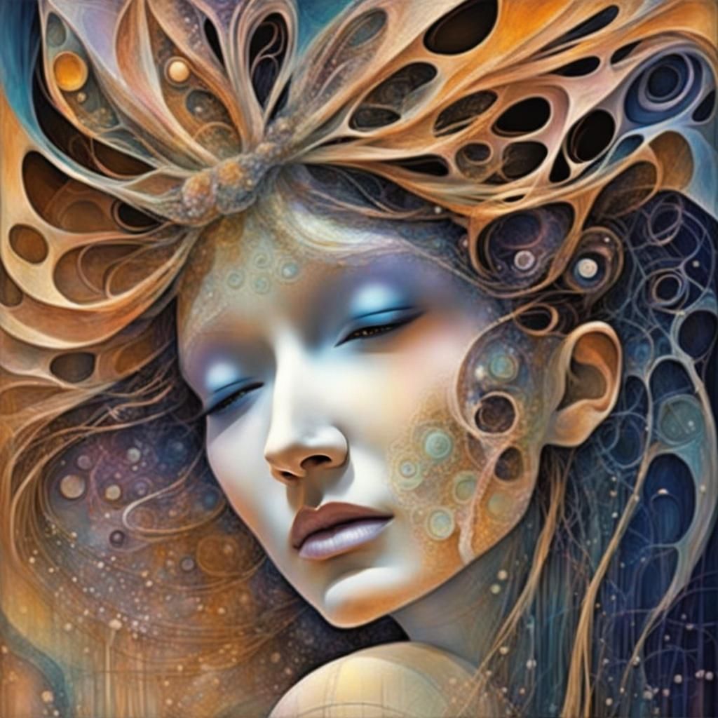 Abstract Whispers in Neo-Impressionist Style