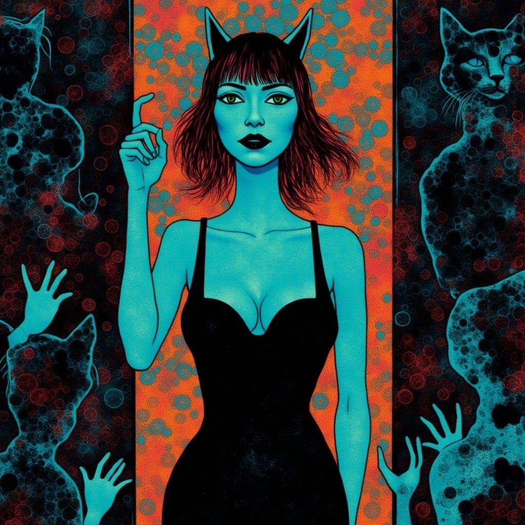 Kitty Receives City Keys in Noir Cinematic Style