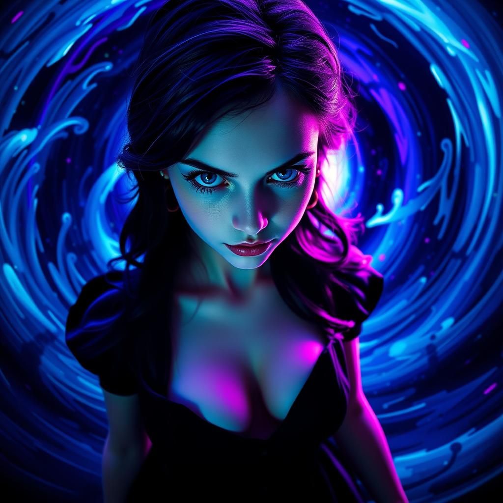 Alice in Wonderland: Chromatic Cyberpunk Dream