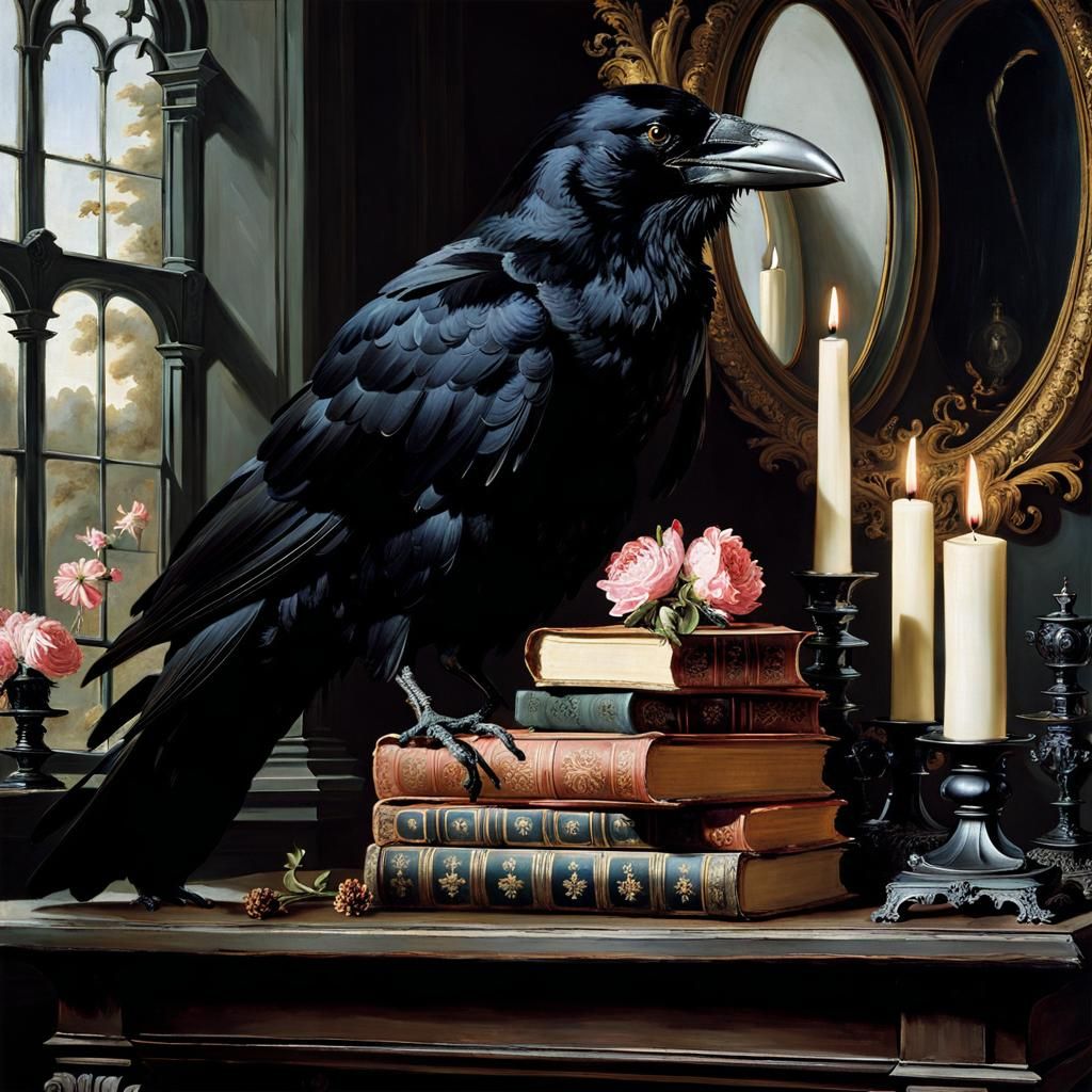 Gothic Crow Studies Spells in Dark Academia