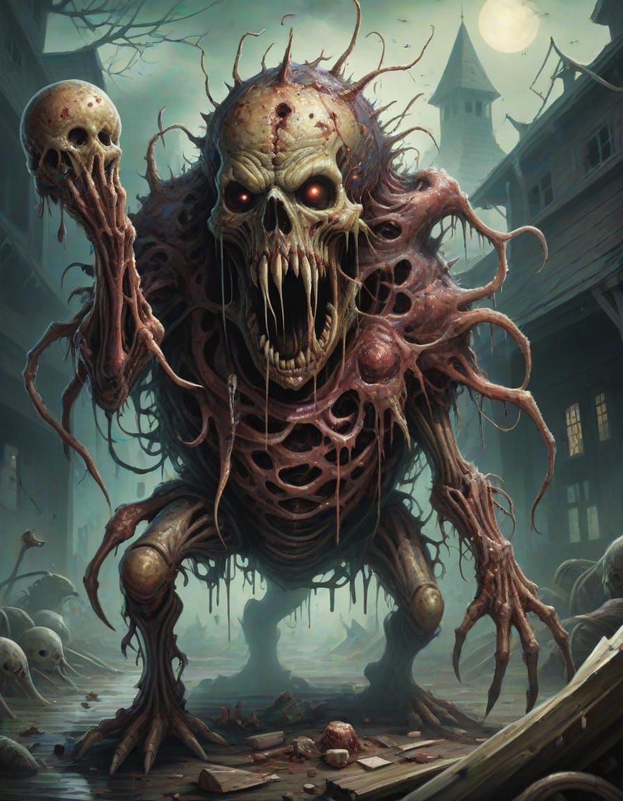 Festering Infection - Graphic Medical Illustration