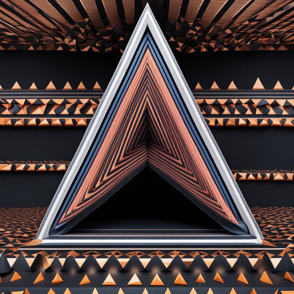 Kanizsa's Triangle, Optical Illusion