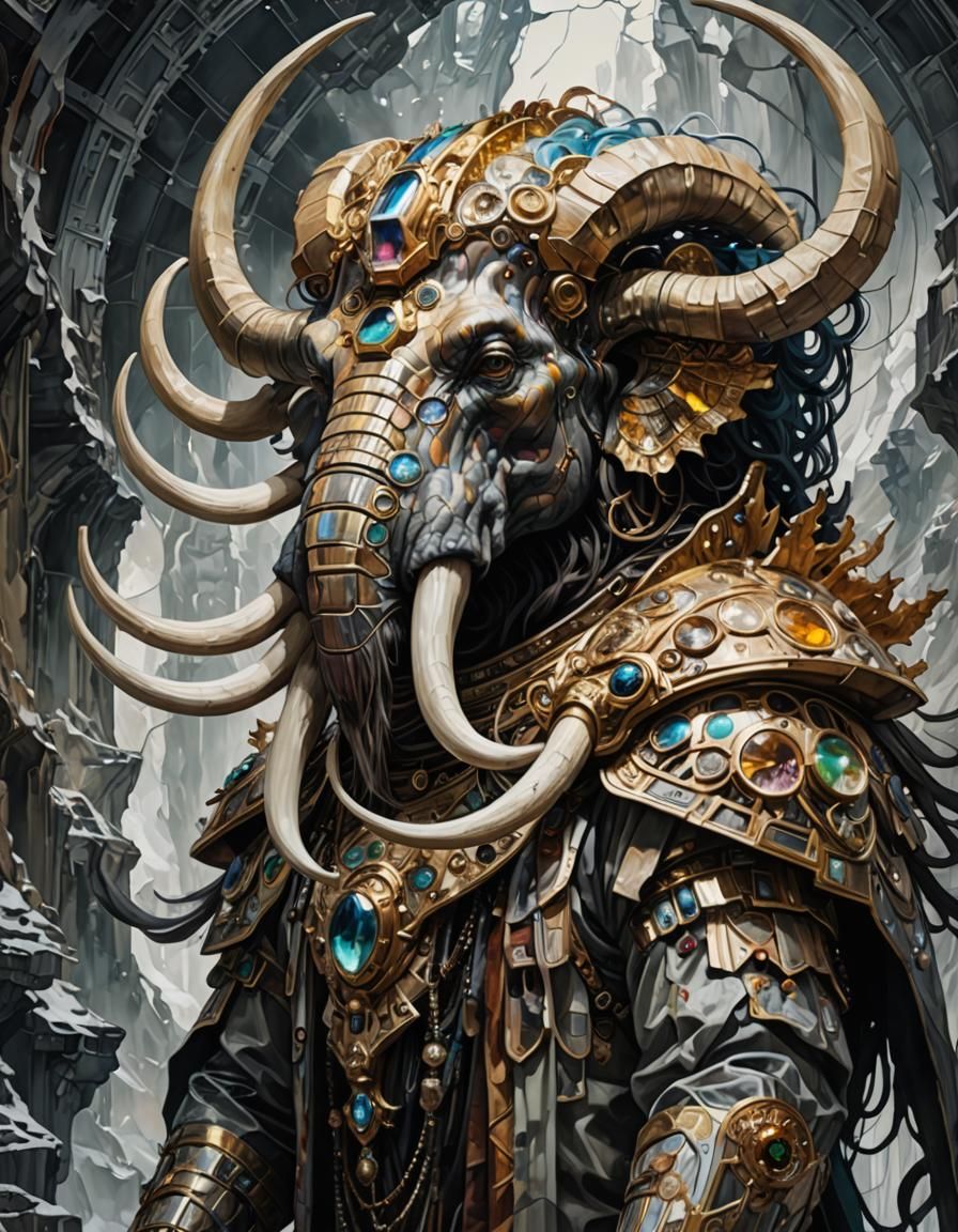 Holographic Mammoth Queen in Victoria Empire