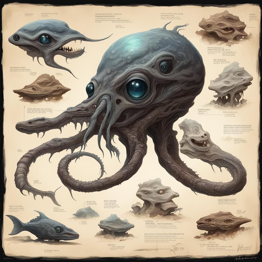 Alien Exoplanet: Speculative Xenozoology Concept Art